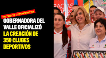 Gobernadora del Valle oficializó la creación de 350 clubes deportivos