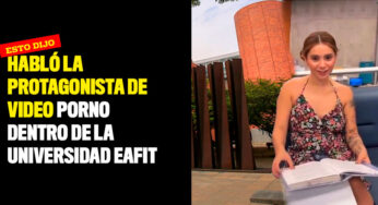 Habló la protagonista de video porno dentro de la Universidad Eafit