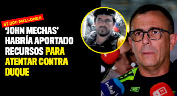 'John Mechas' habría aportado recursos para atentar contra Duque