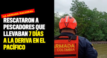 Rescataron a pescadores que llevaban 7 días a la deriva en el pacífico