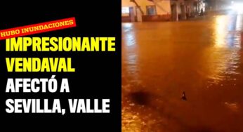 Impresionante vendaval afectó a Sevilla, Valle