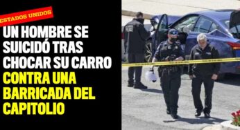 Un hombre se suicidó tras chocar su carro contra una barricada del Capitolio