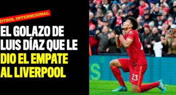 El golazo de Luis Díaz que le dio el empate al Liverpool