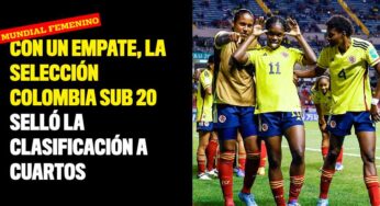 Con un empate, la selección Colombia selló la clasificación a cuartos