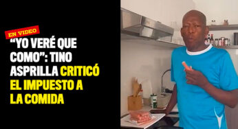 "Yo veré que como": Tino Asprilla criticó el impuesto a la comida