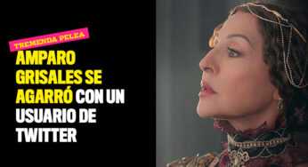 Amparo Grisales se agarró con un usuario de Twitter