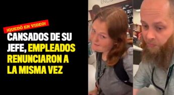 Cansados de su jefe, empleados renunciaron a la misma vez