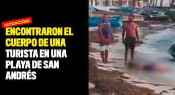Encontraron el cuerpo de una turista en una playa de San Andrés