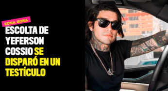 Escolta de Yeferson Cossio se disparó en un testículo