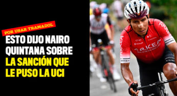 Esto dijo Nairo Quintana sobre la sanción que le puso la UCI