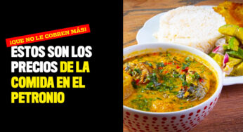 ¡Que no le cobren más! Estos son los precios de la comida en el Petronio