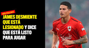 James desmiente que está lesionado y dice que está listo para jugar