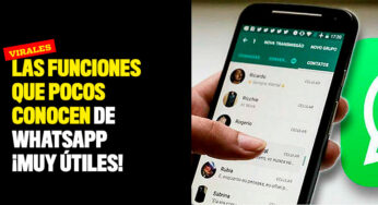 Las funciones que pocos conocen de WhatsApp ¡Muy útiles!