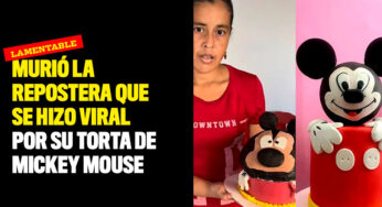 Murió la repostera que se hizo viral por su torta de Mickey Mouse