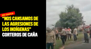 "Nos cansamos de las agresiones de los indígenas": corteros de caña