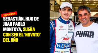 Sebastián, hijo de Juan Pablo Montoya, sueña con ser el 'novato' del año
