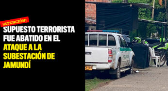 En medio del ataque a la subestación de Potrerito, un supuesto terrorista fue abatido