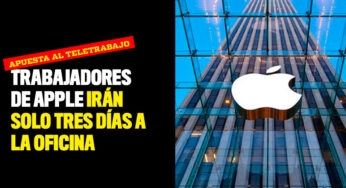 Trabajadores de Apple irán solo tres días a la semana a la oficina