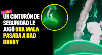 Un cinturón de seguridad le jugó una mala pasada a Bad Bunny