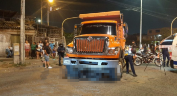 Motociclista murió tras chocar con una volqueta en El Retiro