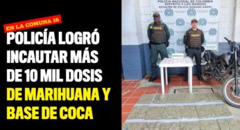 Policía logró incautar más de 10 mil dosis de marihuana y base de coca