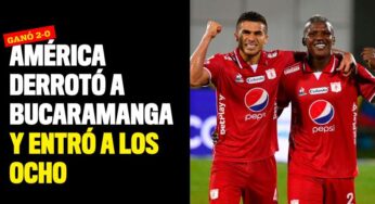 América derrotó a Bucaramanga y entró a los ocho