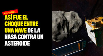VIDEO: Así fue el choque entre una nave de la Nasa contra un asteroide