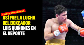 Así fue la lucha del boxeador Luis Quiñones en el deporte
