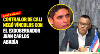 Contralor de Cali negó vínculos con el exgobernador Juan Carlos Abadía