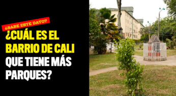 ¿Cuál es el barrio de Cali que tiene más parques?