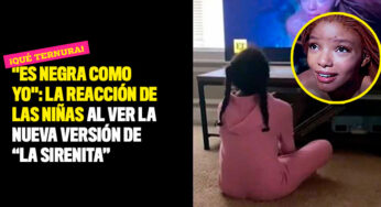 "Es negra como yo": La tierna reacción de las niñas al ver la nueva versión de "La Sirenita"
