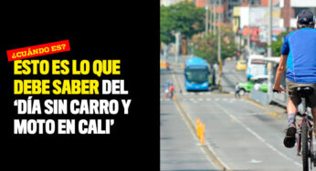 Esto es lo que debe saber del 'día sin carro y moto en Cali'