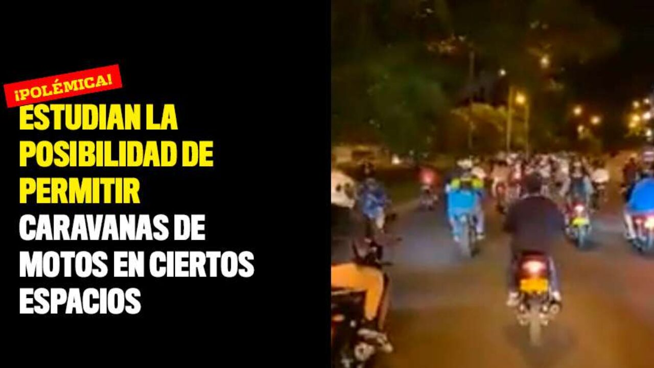 Estudian la posibilidad de permitir caravanas de motos en ciertos