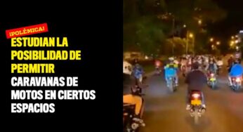 Estudian la posibilidad de permitir caravanas de motos en ciertos espacios