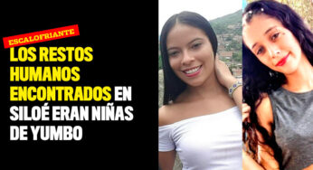 Los restos humanos encontrados en Siloé eran niñas de Yumbo