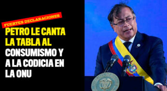 Petro le canta la tabla al consumismo y a la codicia en la ONU