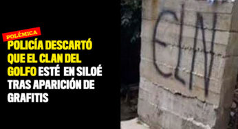 Policía descartó que el Clan del Golfo esté operando en Siloé tras aparición de grafitis