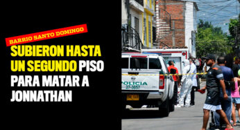 Subieron hasta un segundo piso para matar a Jonnathan en el barrio Santo Domingo