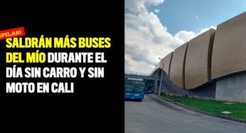 Saldrán más buses del MÍO Durante el día sin carro y sin moto en Cali