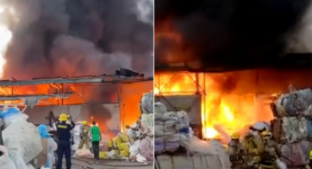 Fotos: Tremendo incendio consumió una bodega en Yumbo