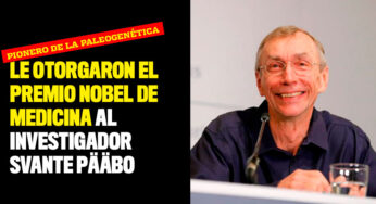 Le otorgaron el Premio Nobel de Medicina al investigador Svante Pääbo