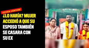 ¿Lo haría? Mujer accedió a que su esposo también se casara con su ex