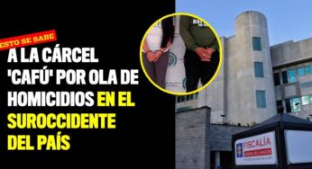 A la cárcel 'Cafú' por ola de homicidios en el suroccidente del país