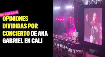 Opiniones divididas por concierto de Ana Gabriel en Cali