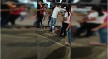 Video: a presunto ladrón le dieron tremenda 'masajeada' en el sur de Cali