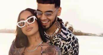 Yailin, esposa de Anuel, presumió su barriga en la playa