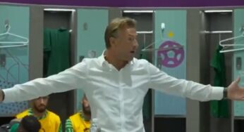 Video: El regaño del técnico de Arabia Saudita en el entretiempo para vencer a Argentina