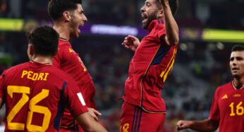 Recital de fútbol de España en la goleada 7-0 ante Costa Rica