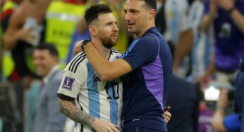 "Vamos a ver", dice Scaloni sobre el futuro de Messi con Argentina