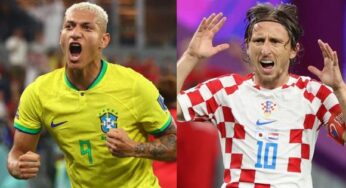 Brasil aventaja a Croacia en sus choques directos en mundiales
